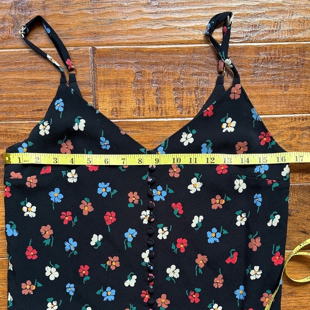 Madewell Button-Down Cami in Pressed Flowers Floral Camisole, size 4 - Picture 2 of 7